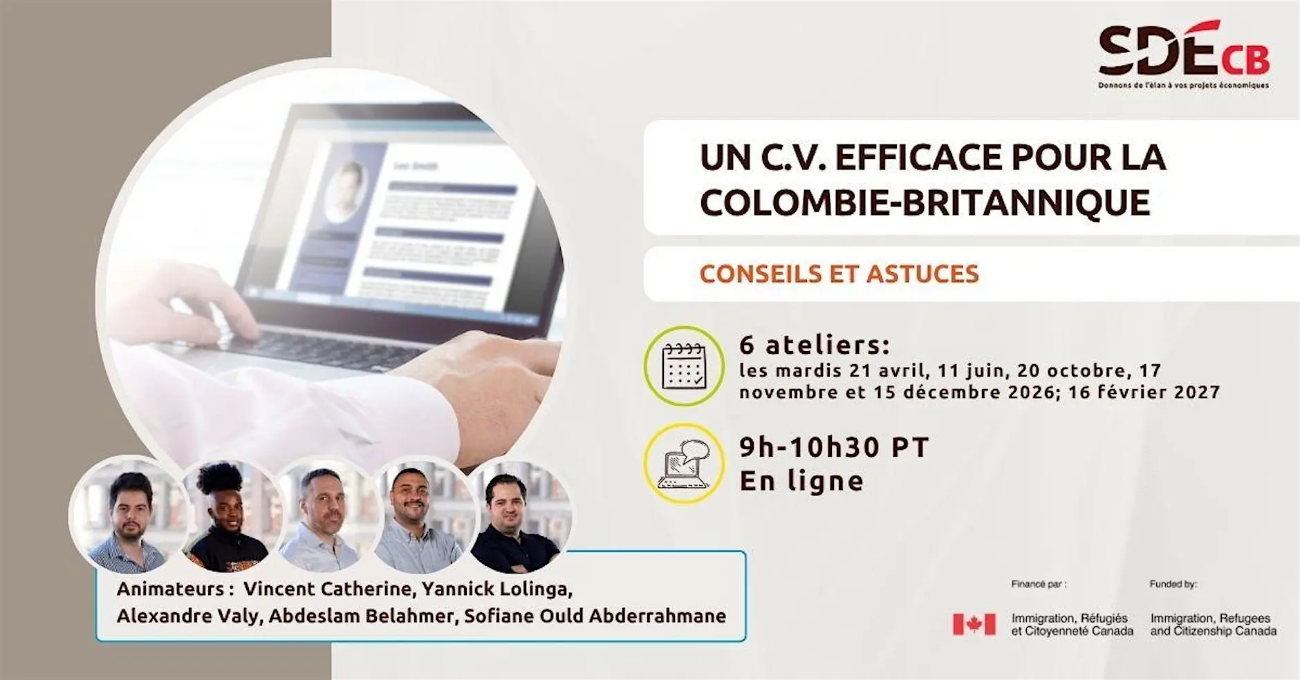 Un C.V. efficace pour la Colombie-Britannique