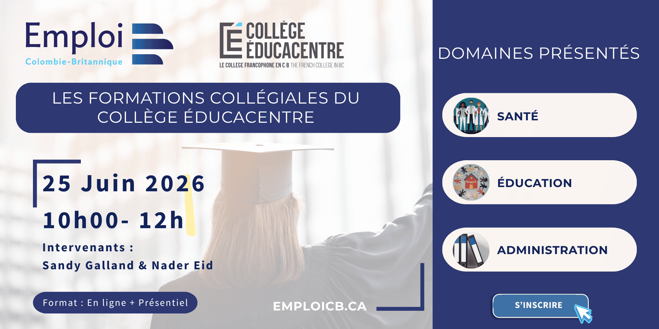 Présentation des formations collégiales du Collège Éducacentre