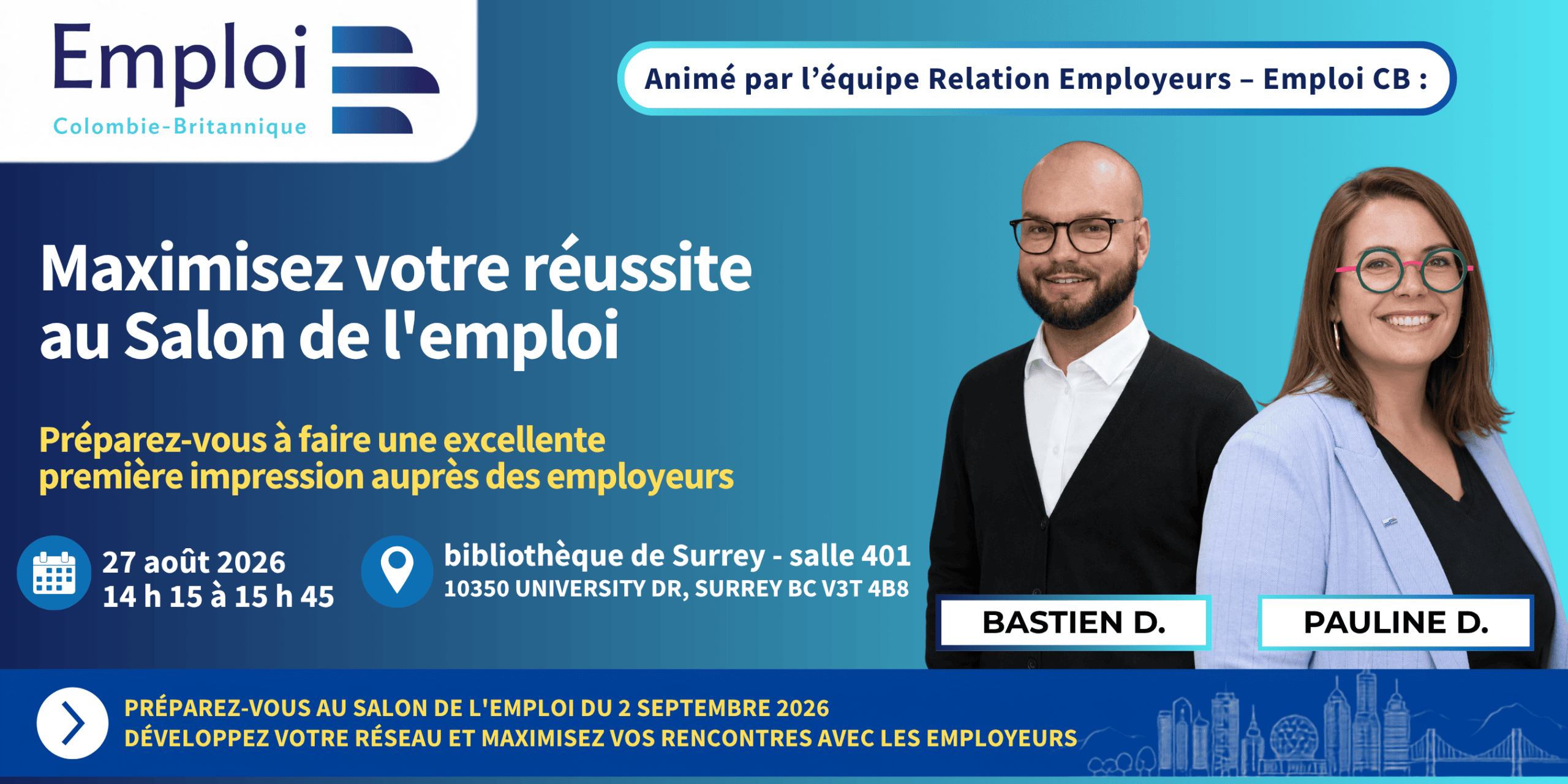 Maximisez votre réussite au Salon de l’emploi