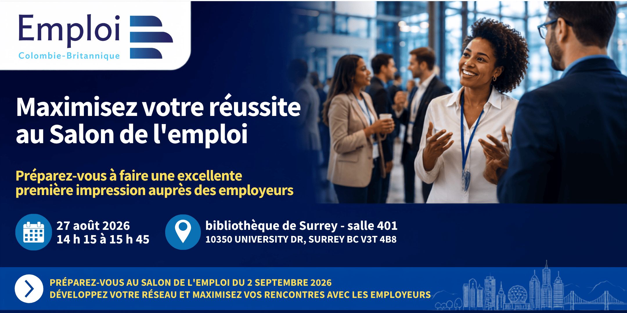 Maximisez votre réussite au Salon de l’emploi
