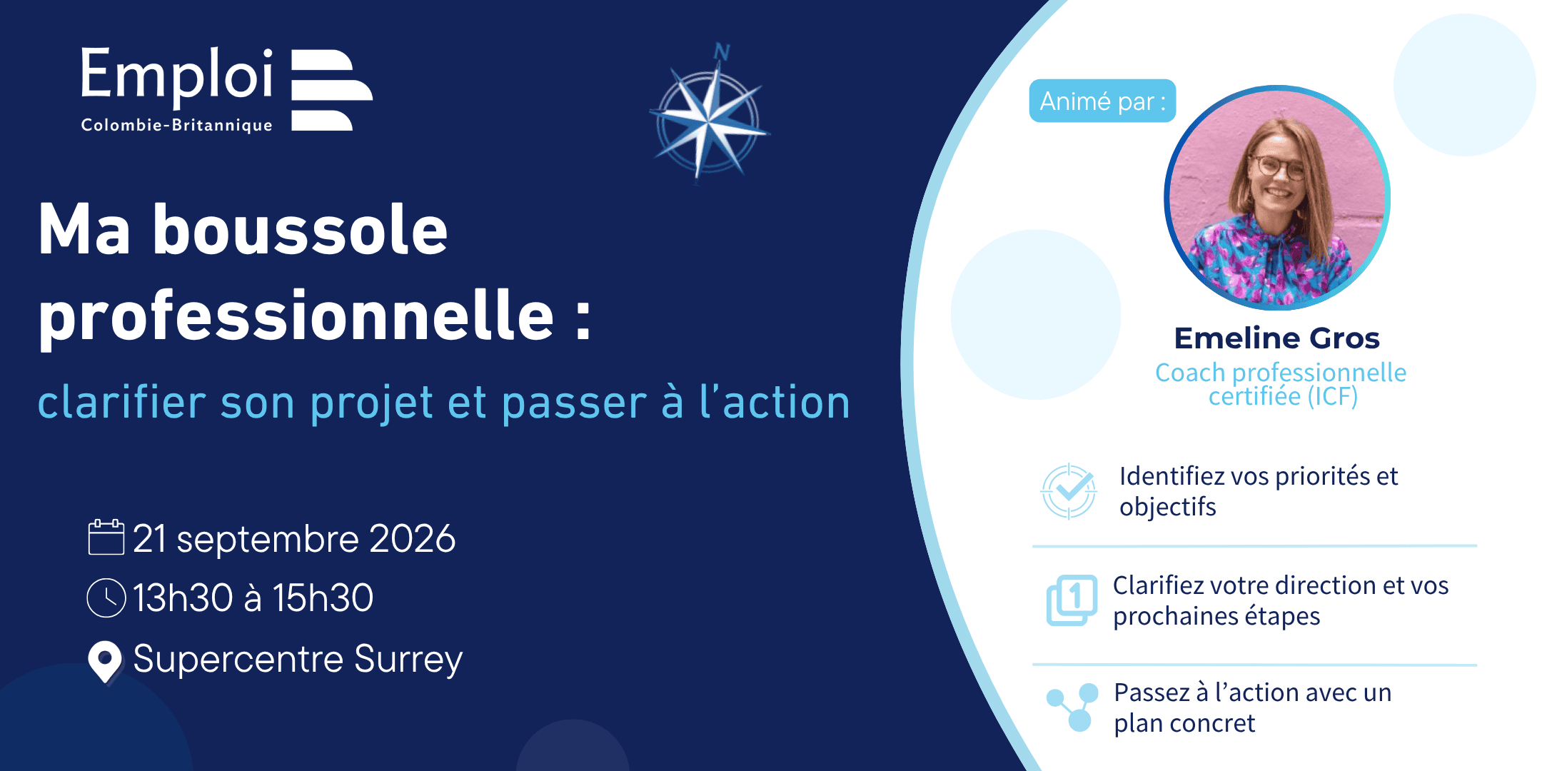Ma boussole professionnelle : clarifier son projet et passer à l’action