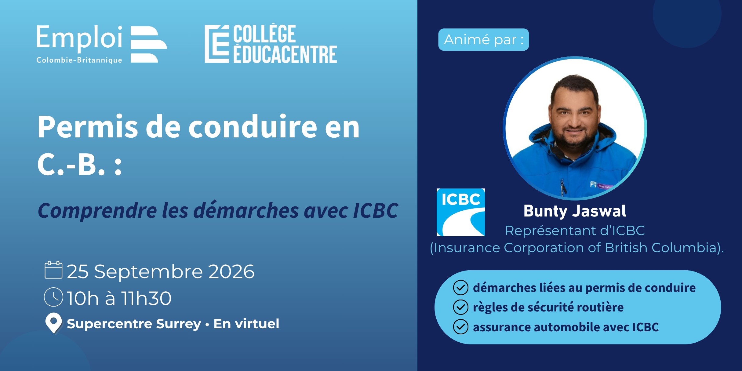 Permis de conduire en C.-B. : comprendre les démarches avec ICBC